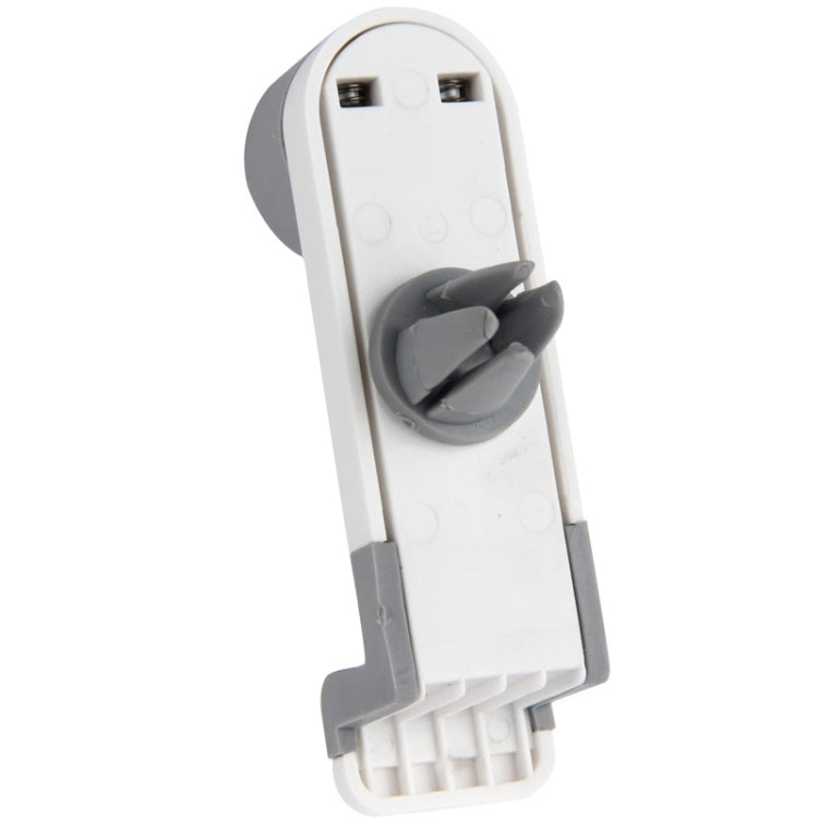 Portable Air Vent Car Mount Holder, For iPhone, Galaxy, Sony, Lenovo, HTC, Huawei, and other Smartphones (White + Grey)(White) - Car Holders by PMC TechLife | Online Shopping South Africa | PMC TechLife