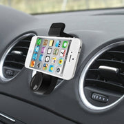 Portable Air Vent Car Mount Holder, For iPhone, Galaxy, Sony, Lenovo, HTC, Huawei, and other Smartphones (White + Grey)(White)