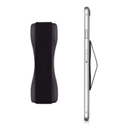 Finger Grip Phone Holder for iPhone, Galaxy, Sony, Lenovo, HTC, Huawei, and other Smartphones(Black)