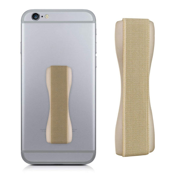 Finger Grip Phone Holder for iPhone, Galaxy, Sony, Lenovo, HTC, Huawei, and other Smartphones(Gold)
