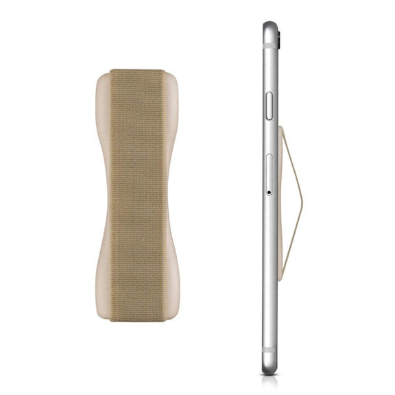 Finger Grip Phone Holder for iPhone, Galaxy, Sony, Lenovo, HTC, Huawei, and other Smartphones(Gold)
