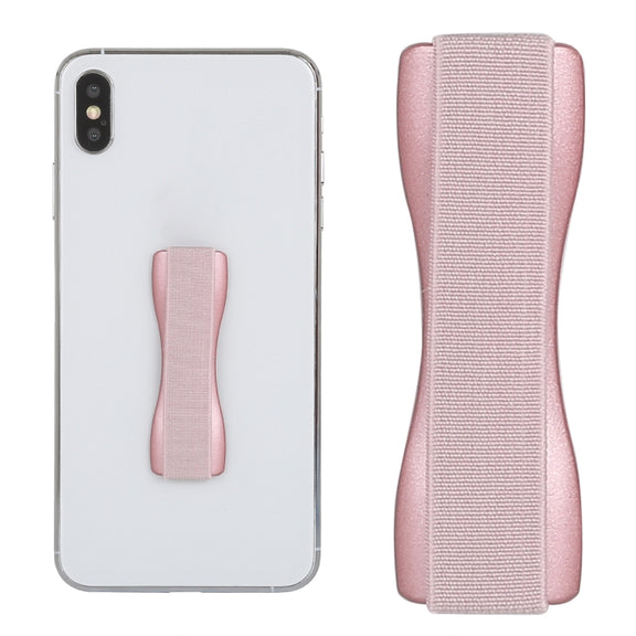 Finger Grip Phone Holder for iPhone, Galaxy, Sony, Lenovo, HTC, Huawei, and other Smartphones(Rose Gold)
