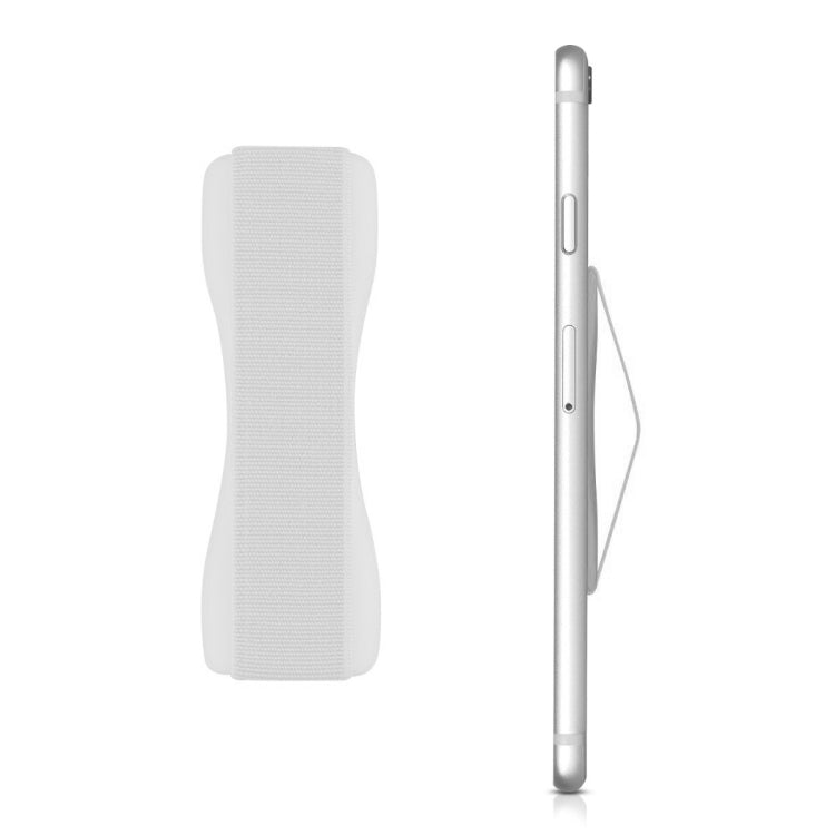 Finger Grip Phone Holder for iPhone, Galaxy, Sony, Lenovo, HTC, Huawei, and other Smartphones(Silver)
