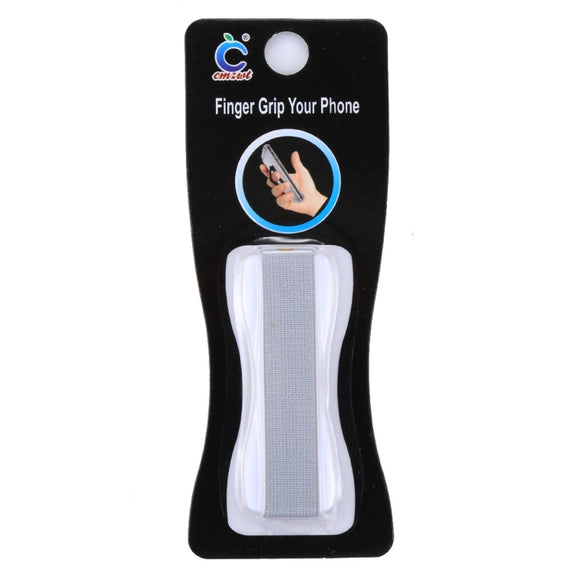 Finger Grip Phone Holder for iPhone, Galaxy, Sony, Lenovo, HTC, Huawei, and other Smartphones(White)