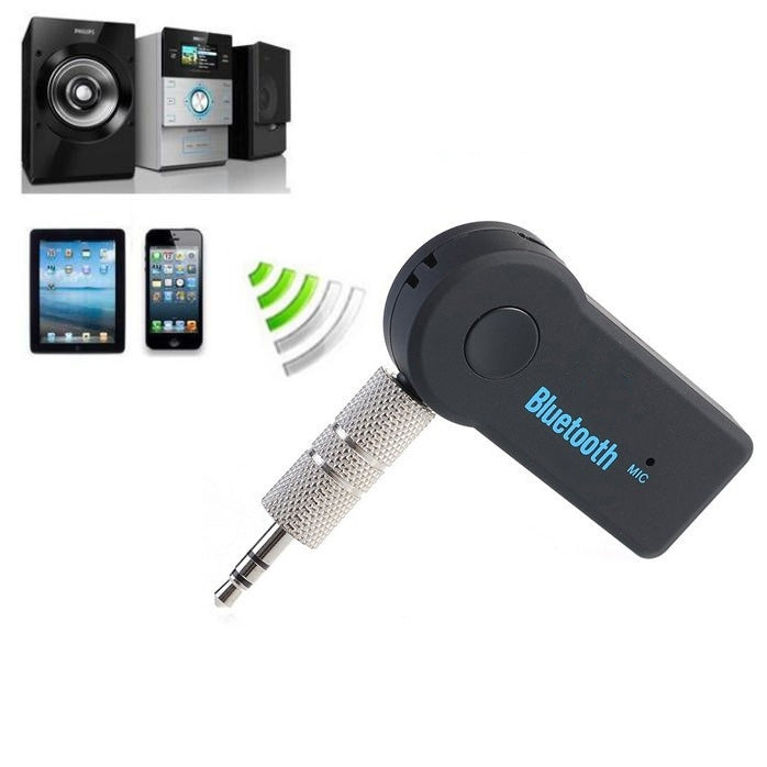 Car Bluetooth Handsfree Music Mic Receiver For iPhone, Galaxy, Sony, Lenovo, HTC, Huawei, and other Smartphones - Bluetooth Adapters by PMC TechLife | Online Shopping South Africa | PMC TechLife | Buy Now Pay Later Mobicred