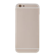 6 in 1 for iPhone 6 Plus (Back Cover + Card Tray + Volume Control Key + Power Button + Mute Switch Vibrator Key + Sign) Full Assembly Housing Cover(Gold)