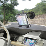 Car Mount Holder Kit Stand For iPad 4，New iPad (iPad 3) / iPad 2 ,iPad ,iPad mini 1 / 2 / 3，Galaxy TAB(Black)