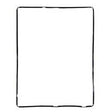 LCD Frame for New iPad (iPad 3) / iPad 4(Black) - free shipping - PMC TechLife - Order now!
