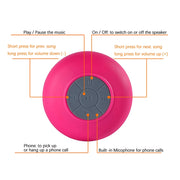 BTS-06 Mini Water-resistant IPX4 Bluetooth V2.1 Speaker, Support Handfree Function(Magenta)