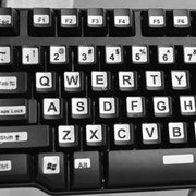 Arabic Learning Keyboard Layout Sticker for Laptop / Desktop Computer Keyboard(Black)
