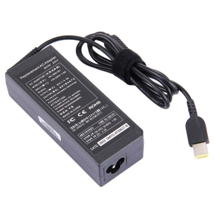 90W 20V 4.5A AC Adapter for Lenovo Notebook - For Lenovo by PMC TechLife | Online Shopping South Africa | PMC TechLife