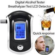 3 digitals LCD Display Breath Alcohol Tester Analyzer(Black)
