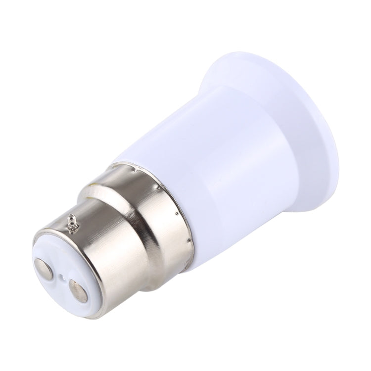 E27 to B22 Light Lamp Bulbs Adapter Converter(White) - free shipping - PMC Jewellery - Order now!
