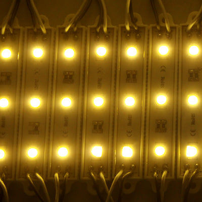 Module Light Strip, 20x 3-LED Warm White Light 5050 SMD LED, DC 12V