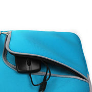 Double Pocket Zip Handbag Laptop Bag for Macbook Air 13 inch(Black)