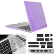 ENKAY for Macbook Pro Retina 13.3 inch (US Version) / A1425 / A1502 Hat-Prince 3 in 1 Crystal Hard Shell Plastic Protective Case with Keyboard Guard & Port Dust Plug(Purple) - free shipping - PMC TechLife - Order now!