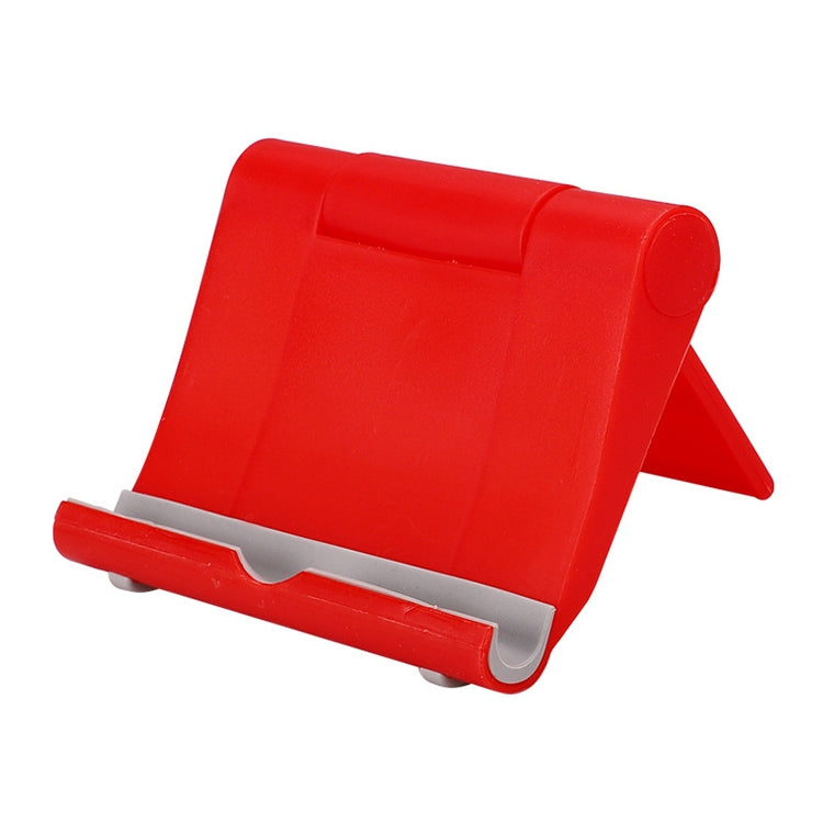 Peacock Foldable Adjustable Stand Desktop Holder for iPad Air & Air 2, iPad mini, Galaxy Tab, and other Tablet PC (Red) - Desktop Holder by PMC TechLife | Online Shopping South Africa | PMC TechLife