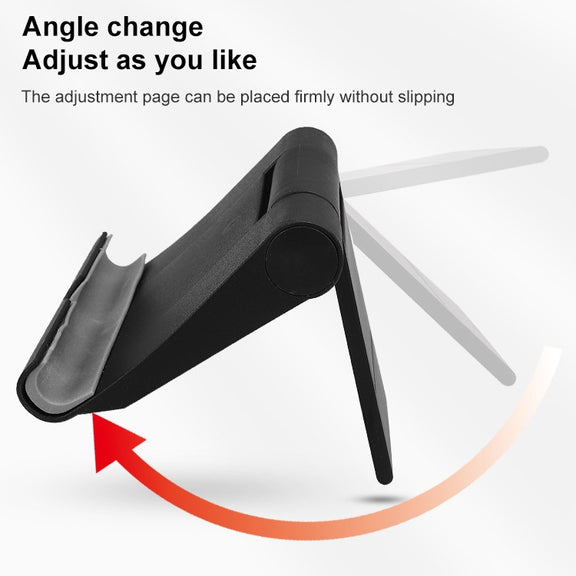Peacock Foldable Adjustable Stand Desktop Holder for iPad Air & Air 2, iPad mini, Galaxy Tab, and other Tablet PC (Red)