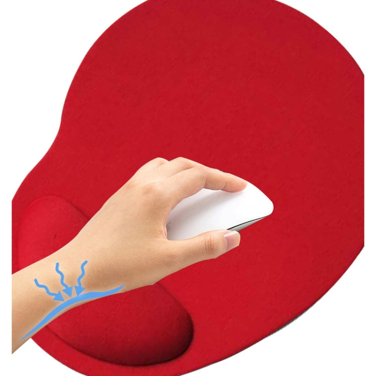 2 PCS Cloth Gel Wrist Rest Mouse Pad(Blue)