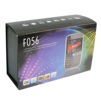 F056 Mobile Phone, Network: 2G, Bluetooth FM JAVA, Dual SIM, Quad Band(Black)