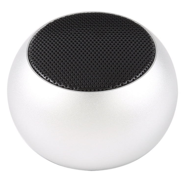 Mini Metal Wireless Bluetooth Speaker,  Hands-free, LED Indicator(Silver) - Desktop Speaker by PMC TechLife | Online Shopping South Africa | PMC TechLife