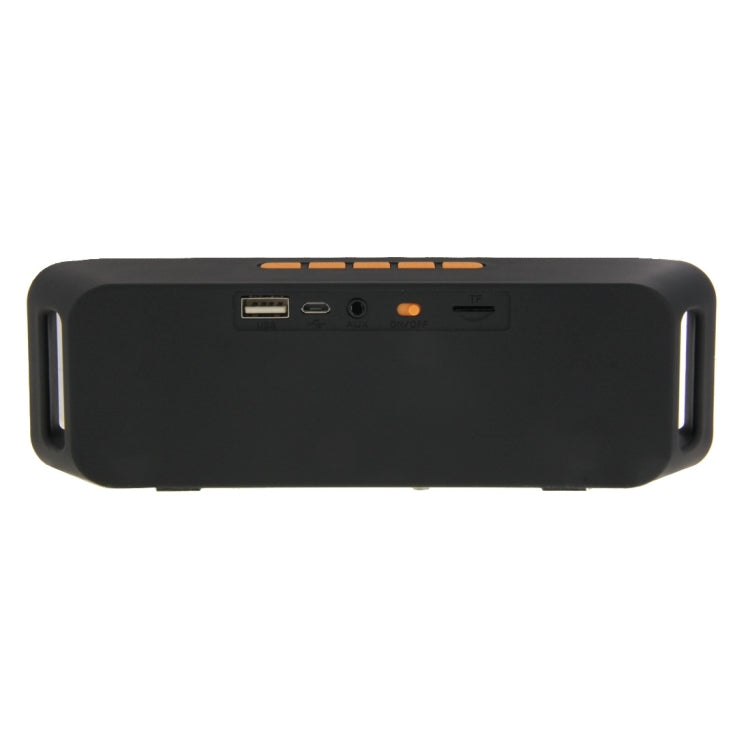 Portable Stereo Wireless Bluetooth Music Speaker, Support Hands-free Answer Phone & FM Radio & TF Card, For iPhone, Galaxy, Sony, Lenovo, HTC, Huawei, Google, LG, Xiaomi, other Smartphones(Orange) - Desktop Speaker by PMC TechLife | Online Shopping South Africa | PMC TechLife