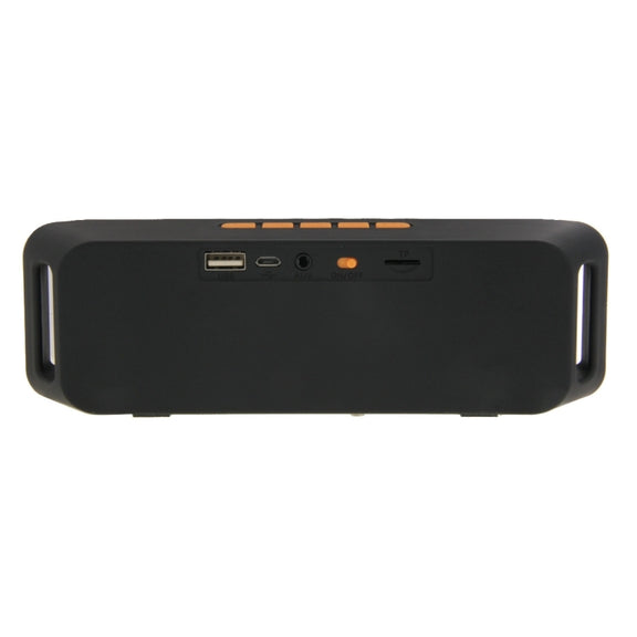 Portable Stereo Wireless Bluetooth Music Speaker, Support Hands-free Answer Phone & FM Radio & TF Card, For iPhone, Galaxy, Sony, Lenovo, HTC, Huawei, Google, LG, Xiaomi, other Smartphones(Orange)