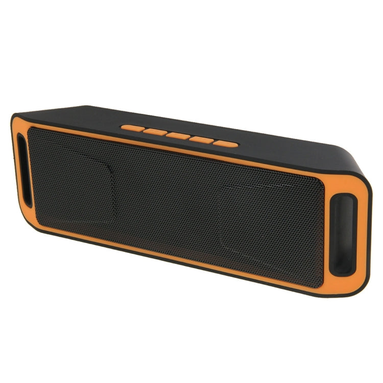 Portable Stereo Wireless Bluetooth Music Speaker, Support Hands-free Answer Phone & FM Radio & TF Card, For iPhone, Galaxy, Sony, Lenovo, HTC, Huawei, Google, LG, Xiaomi, other Smartphones(Orange) - Desktop Speaker by PMC TechLife | Online Shopping South Africa | PMC TechLife