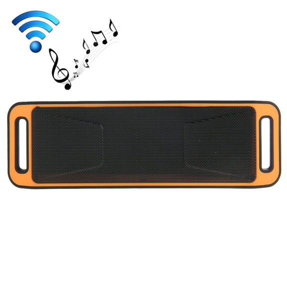 Portable Stereo Wireless Bluetooth Music Speaker, Support Hands-free Answer Phone & FM Radio & TF Card, For iPhone, Galaxy, Sony, Lenovo, HTC, Huawei, Google, LG, Xiaomi, other Smartphones(Orange)