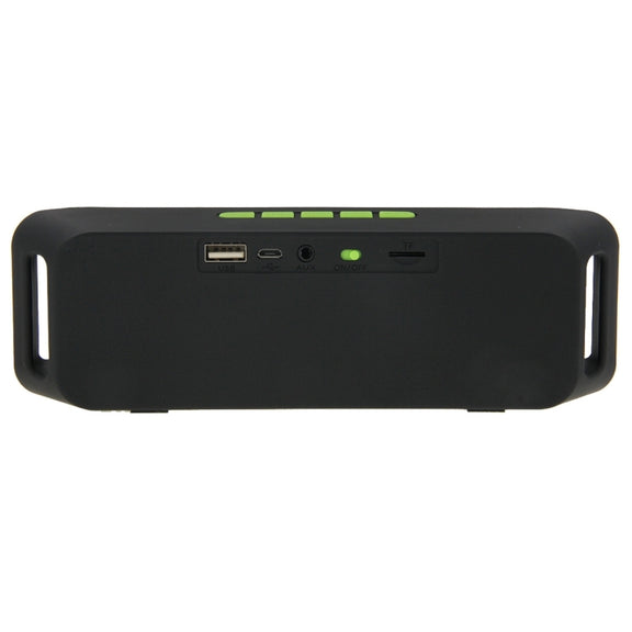 Portable Stereo Wireless Bluetooth Music Speaker, Support Hands-free Answer Phone & FM Radio & TF Card, For iPhone, Galaxy, Sony, Lenovo, HTC, Huawei, Google, LG, Xiaomi, other Smartphones(Green)