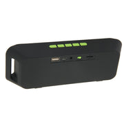 Portable Stereo Wireless Bluetooth Music Speaker, Support Hands-free Answer Phone & FM Radio & TF Card, For iPhone, Galaxy, Sony, Lenovo, HTC, Huawei, Google, LG, Xiaomi, other Smartphones(Green)