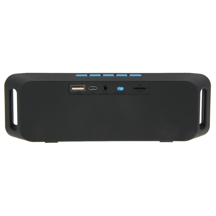 Portable Stereo Wireless Bluetooth Music Speaker, Support Hands-free Answer Phone & FM Radio & TF Card, For iPhone, Galaxy, Sony, Lenovo, HTC, Huawei, Google, LG, Xiaomi, other Smartphones(Blue) - Desktop Speaker by PMC TechLife | Online Shopping South Africa | PMC TechLife