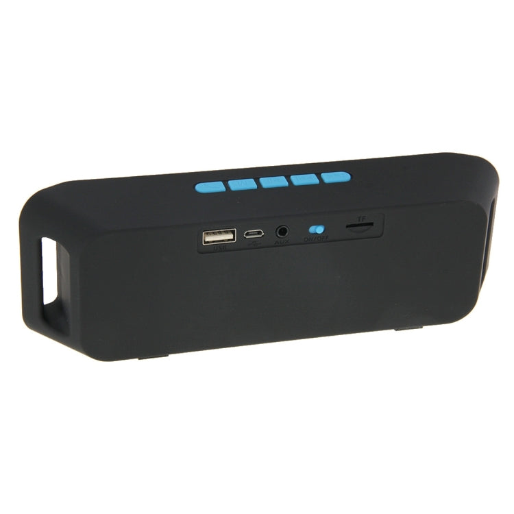 Portable Stereo Wireless Bluetooth Music Speaker, Support Hands-free Answer Phone & FM Radio & TF Card, For iPhone, Galaxy, Sony, Lenovo, HTC, Huawei, Google, LG, Xiaomi, other Smartphones(Blue) - Desktop Speaker by PMC TechLife | Online Shopping South Africa | PMC TechLife