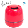 T6 Egg Style Mini Portable LED Light Bluetooth Stereo Speaker, Support TF Card / Handfree Function, For iPhone, Galaxy, Sony, Lenovo, HTC, Huawei, Google, LG, Xiaomi, other Smartphones and all Bluetooth Devices(Red) - Desktop Speaker by PMC TechLife | Online Shopping South Africa | PMC TechLife