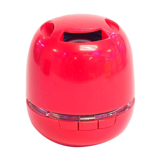 T6 Egg Style Mini Portable LED Light Bluetooth Stereo Speaker, Support TF Card / Handfree Function, For iPhone, Galaxy, Sony, Lenovo, HTC, Huawei, Google, LG, Xiaomi, other Smartphones and all Bluetooth Devices(Red)