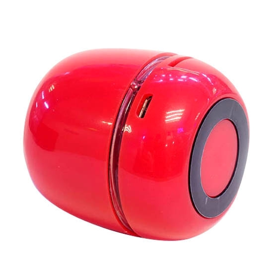 T6 Egg Style Mini Portable LED Light Bluetooth Stereo Speaker, Support TF Card / Handfree Function, For iPhone, Galaxy, Sony, Lenovo, HTC, Huawei, Google, LG, Xiaomi, other Smartphones and all Bluetooth Devices(Red)