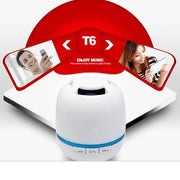 T6 Egg Style Mini Portable LED Light Bluetooth Stereo Speaker, Support TF Card / Handfree Function, For iPhone, Galaxy, Sony, Lenovo, HTC, Huawei, Google, LG, Xiaomi, other Smartphones and all Bluetooth Devices(Red)