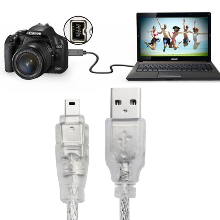 USB 2.0 Male to Firewire iEEE 1394 4 Pin Male iLink Cable, Length: 1.2m - 1394 Series by PMC TechLife | Online Shopping South Africa | PMC TechLife