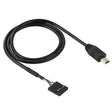 5 Pin Motherboard Female Header to Mini USB Male Adapter Cable, Length: 50cm - free shipping - PMC TechLife - Order now!