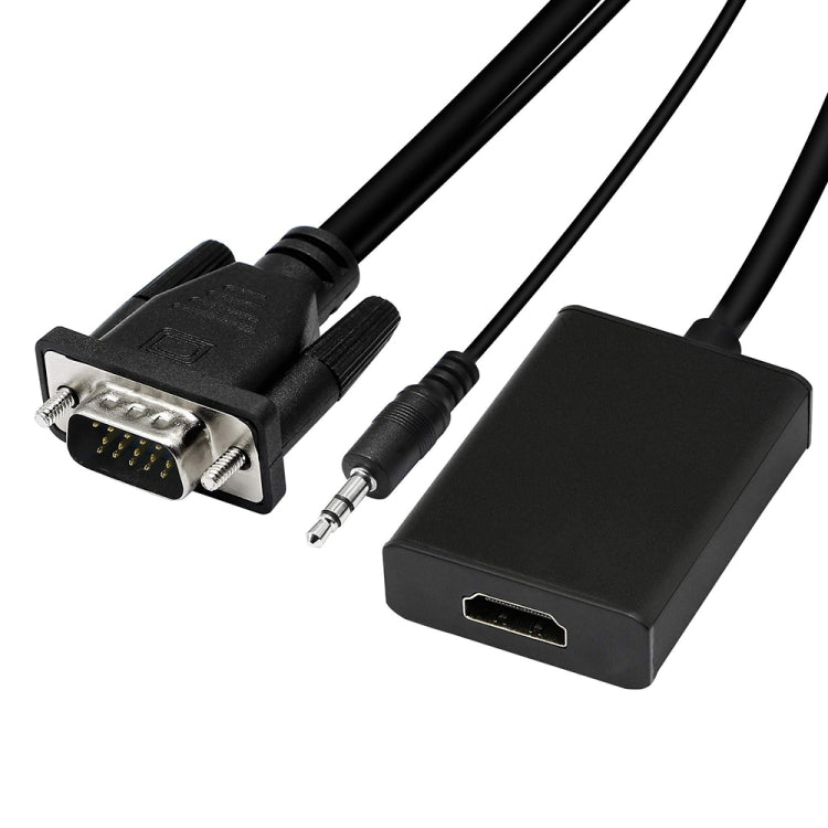 VGA + Audio to Full HD 1080P HDMI Video Converter Box Adapter for HDTV - Cable by PMC TechLife | Online Shopping South Africa | PMC TechLife