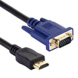 1.8m HDMI Male to VGA Male 15PIN Video Cable(Black) - Cable by PMC TechLife | Online Shopping South Africa | PMC TechLife