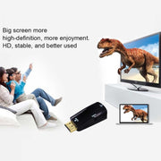 Full HD 1080P HDMI to VGA and Audio Adapter for HDTV / Monitor / Projector(Black)