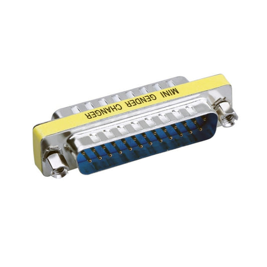 DB25 25 Pin Male to Male Mini Gender Changer Adapter - Adapter by PMC Jewellery | Online Shopping South Africa | PMC Jewellery | Buy Now Pay Later Mobicred
