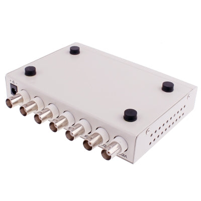 CCTV Color Quad Security Video 4 Channel Processor Divider(White) - Video Balun by PMC TechLife | Online Shopping South Africa | PMC TechLife