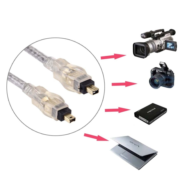 Gold Plated Firewire IEEE 1394 4Pin Male to 4Pin Male Cable, Length: 3m - 1394 Series by PMC TechLife | Online Shopping South Africa | PMC TechLife