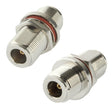 Coaxial RF N Female to N Female Adapter(Silver) - Connectors by PMC TechLife | Online Shopping South Africa | PMC TechLife