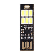 Portable Double Sided USB Touch Light, with 6 PCS LED