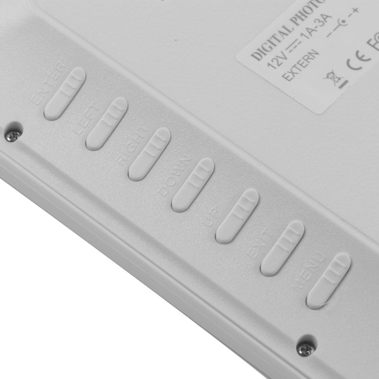 12 inch LED Display Multi-media Digital Photo Frame with Holder & Music & Movie Player, Support USB / SD / Micro SD / MMC / MS / XD Card Input(White) - free shipping - PMC TechLife - Order now!