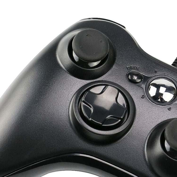 USB 2.0 Wired Controller Gamepad for XBOX360, Plug and Play, Cable Length: 2.5m(Black)