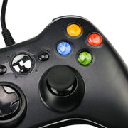 USB 2.0 Wired Controller Gamepad for XBOX360, Plug and Play, Cable Length: 2.5m(Black)